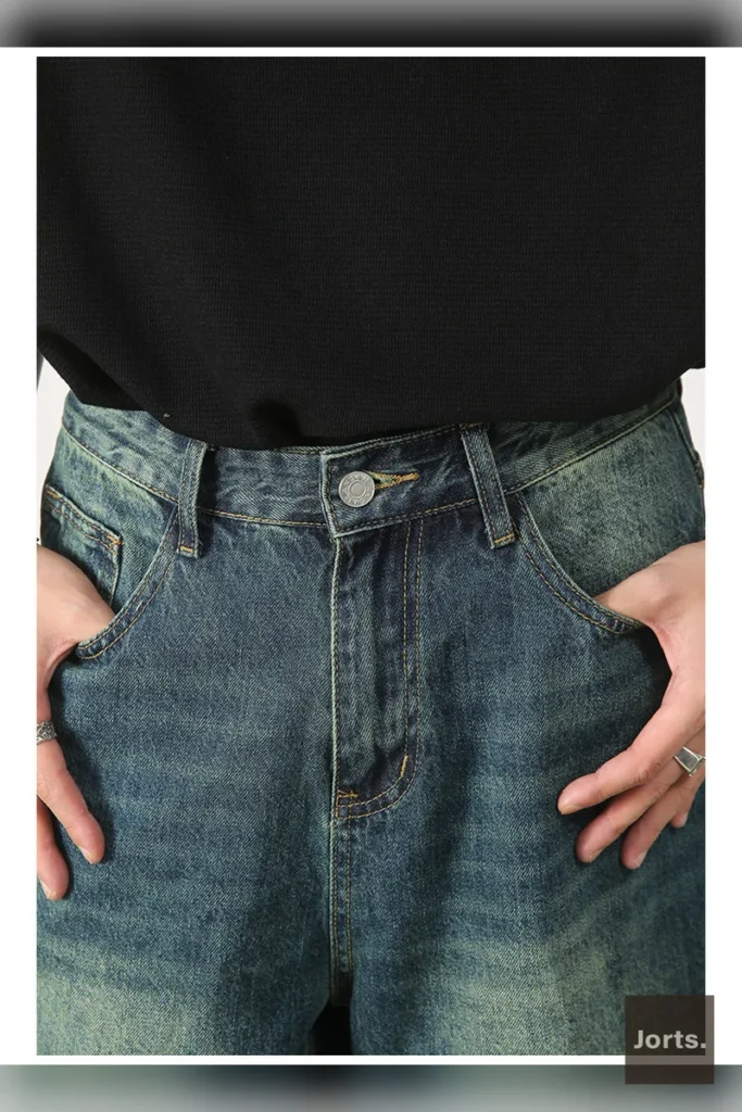 Front view of light gray loose fit cotton blend casual pants, perfect for Y2K streetwear aesthetics.
