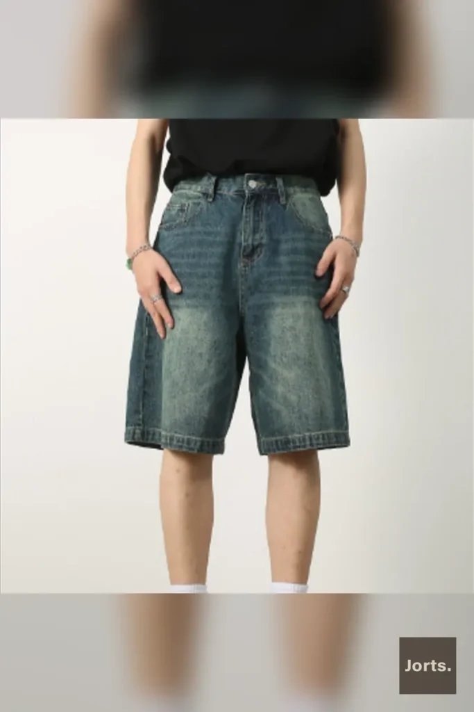 Model styled in rust Y2K loose fit pants, providing an outfit inspiration for casual wear.